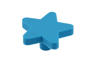 Ручка мебельная UM-STAR звезда, голубой