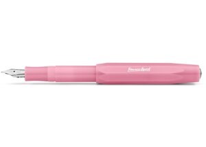 Ручка перьевая Kaweco CLASSIC FROSTED Sport EF 0,5 мм, чернила синие, корпус розовая питайя