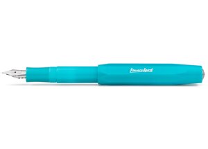 Ручка перьевая Kaweco CLASSIC FROSTED Sport F 0,7 мм, чернила синие, корпус светло-черничный