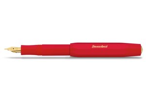 Ручка перьевая Kaweco CLASSIC Sport М 0,9 мм, чернила синие, корпус красный