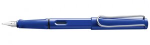 Ручка перьевая LAMY 014 safari, EF Синий