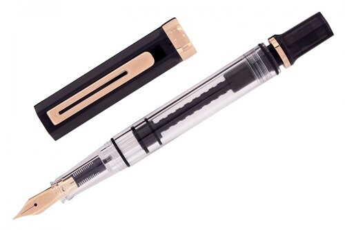 Ручка перьевая TWSBI ECO Rose Gold, EF, Темно-серый