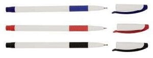 Ручка, шариковая, Cello SLIMO GRIP 0,7мм игловидный пишущий наконечник, черная, цветной корпус