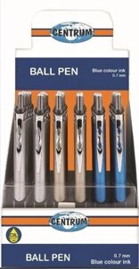 Ручка шариковая Centrum MOMENT чернила на масляной основе, 0,7мм, синяя 88049