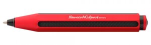 Ручка шариковая Kaweco AC Sport 1,0 мм, корпус красный с черными вставками