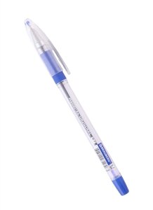 Ручка шариковая синяя X-Writer с грипом, пишущий узел 0,7мм, линия письма 0,35мм, BRAUBERG