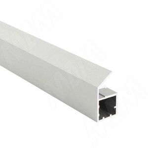 SECRET Профиль рамочный узкий, с наклонной ручкой, серебро (анод), L-5400 (FP00736TAL)