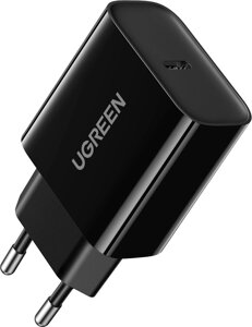 Сетевое зарядное устройство UGREEN CD137 USB-C, PD, 20 Вт черный
