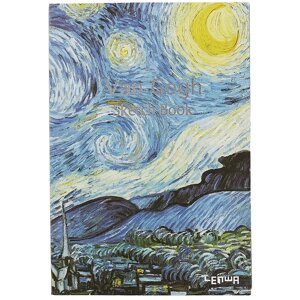 Скетчбук «Винсент Ван Гог. Звёздная ночь», 112 листов, 14.5 х 21 см