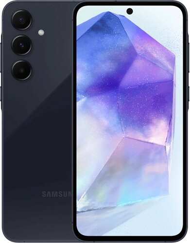 Смартфон Samsung Galaxy A55 128 ГБ темно-синий