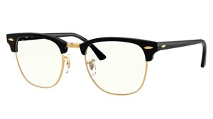 Солнцезащитные очки Ray-Ban 3016 901 BF Clubmaster Blue Light Clear Small