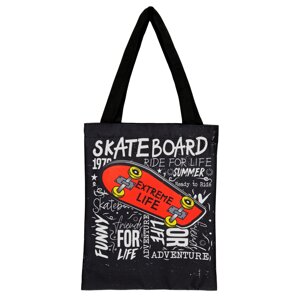 Сумка-шоппер ArtSpace "Skate", 31*39 см., с карманом