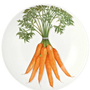 Тарелка суповая 20,5 см Taitu Freedom Vegetable оранжевый