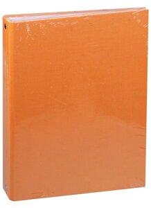 Тетрадь 160 листов клетка Оранжевый