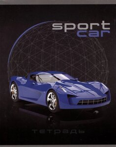 Тетрадь 80л кл. Sport car ассорти