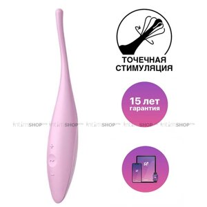 Точечный вибратор Satisfyer Twirling Joy, розовый