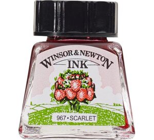 Тушь Winsor&Newton "Drawing Inks" 14 мл Алый