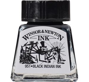 Тушь Winsor&Newton "Drawing Inks" 14 мл Индийский Черный