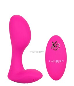 Вибратор CalExotics G–Spot Arouser с пультом ДУ, розовый