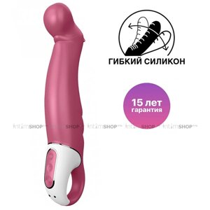 Вибратор для точки G Satisfyer Petting Hippo, розовый