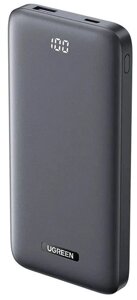 Внешний аккумулятор UGREEN PB198 Ultra Slim, 10000mAh серый