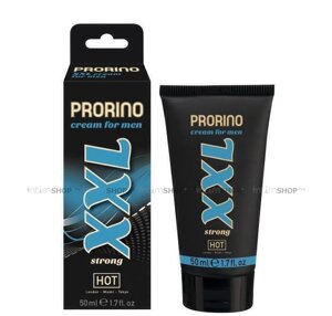 Возбуждающий и увеличивающий крем для мужчин Hot Prorino XXL Strong, 50 мл