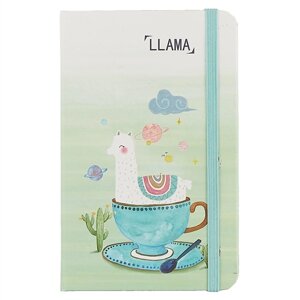 Записная книжка «Llama in cup», 96 листов, А6