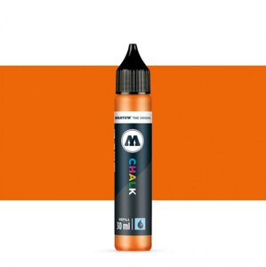 Заправка для маркеров Molotow "CHALK Refill" 30 мл Неоновый оранжевый