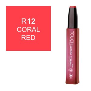 Заправка для маркеров Touch "Refill Ink" 20 мл R12 Красный коралл