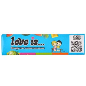 Жевательная конфета Love is: арбуз-тропик