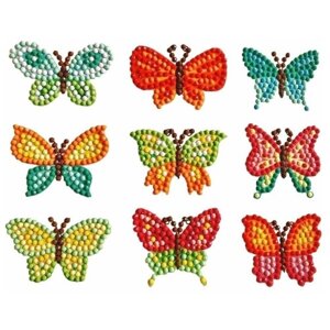 Алмазная мозаика наклейка для детей / бабочки