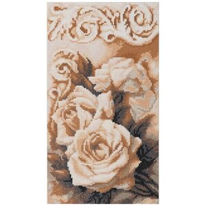 Алмазная вышивка Фрея "Чайные розы", 36,8x20,5