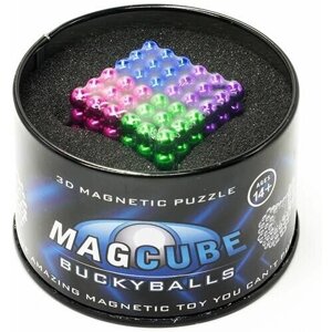 Антистресс игрушка Неокуб Neocube куб из 216 магнитных шариков / Разноцветный / Насыщенные цвета