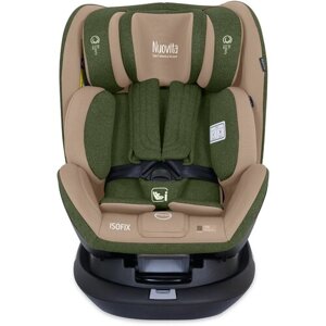 Автокресло детское Nuovita Maczione NiS2-1/ I-Size 0-12 лет, рост 40-135 см (Sandy hakki/Песчаный хакки)