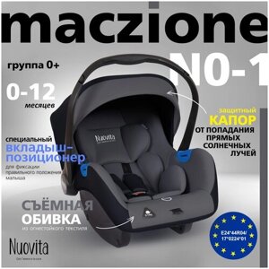 Автокресло для детей Nuovita Maczione N0-1, группа 0+ до 13 кг Blu/Синий