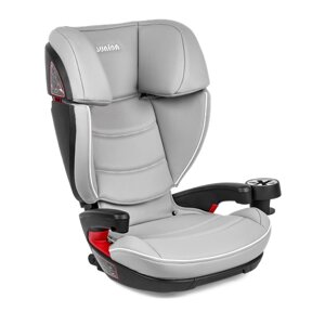 Автокресло JUNION Croco группа 2/3 (15-36 кг), Isofix, серый