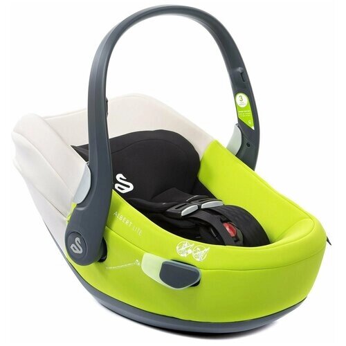Автолюлька Swandoo Albert для перевозки новорожденных малышей и детей весом от 0 до 13 кг, автокресло в машину с вкладышем для младенцев, безопасной переноски ребенка