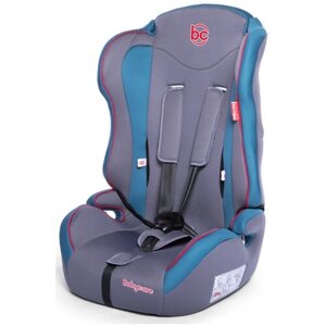 Baby Care Детское автомобильное кресло Upiter (без вкладыша) гр I/II/III, 9-36кг,1-12лет), голубой/серый