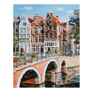 Белоснежка Набор алмазной вышивки Императорский канал в Амстердаме (563-ST-S) 40х50 см