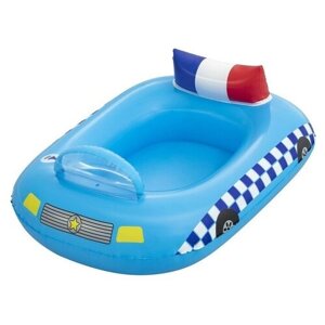 Bestway Лодочка надувная Funspeakers Police Car Baby Boat 97 x 74 см, со встроен. динамиком 34153