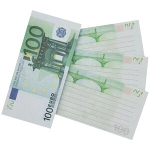 Блокнот для записей пачка 100 евро