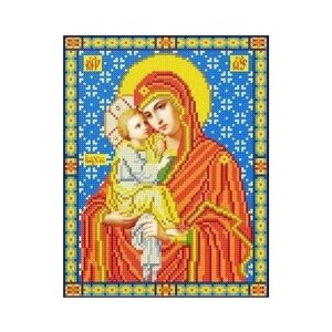 Богородица Почаевская Рисунок на ткани 18,5х25,5 Каролинка ткби 4047