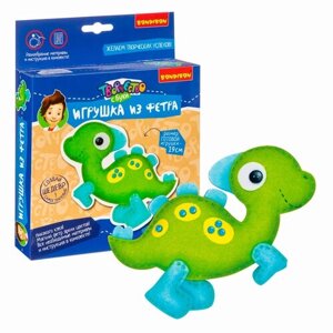 BONDIBON Набор для шитья игрушки из фетра Динозаврик (ВВ3806)