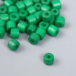 Бусины для творчества ТероПром 9358765 пластик цилиндр "Морской зелёный" набор 20 гр 0,6х0,6х0,5 см