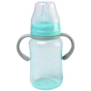 Бутылочка для кормления Mum&Baby, широкое горло, с ручками, 270 мл