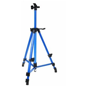 Calligrata Мольберт телескопический, тренога, металлический, синий, размер 51 - 153 см