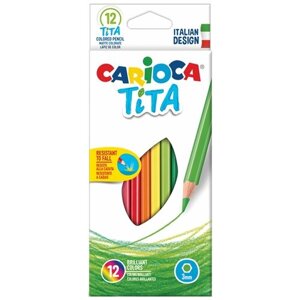 Carioca Карандаши цветные Tita 12 цветов, 42793 разноцветный