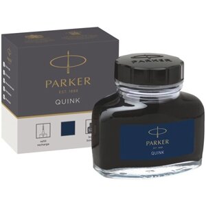 Чернила для перьевой ручки PARKER Quink Ink Z13 57 мл (1 шт.) черный/синий