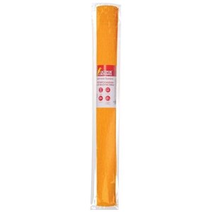 Цветная бумага крепированная в рулоне Остров сокровищ, 50х250 см, 1 л. 1 л. , оранжевый