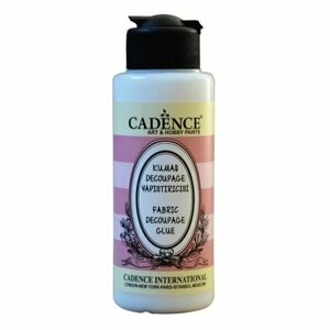 Декупажный клей для ткани Cadence Fabric Decoupage Glue, 120 ml.